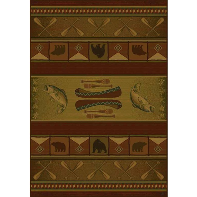 Colorado Lodge Rug Antlers Etc Cabin Decor • Hunting Decor