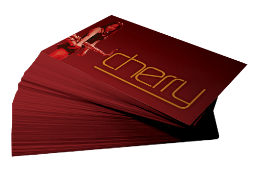 Cherry Ng business card Antoine Scotto Vancouver Graphic Designer