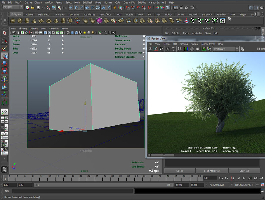 Maya Mental Ray Proxies tutorial (exterior render tutorial)