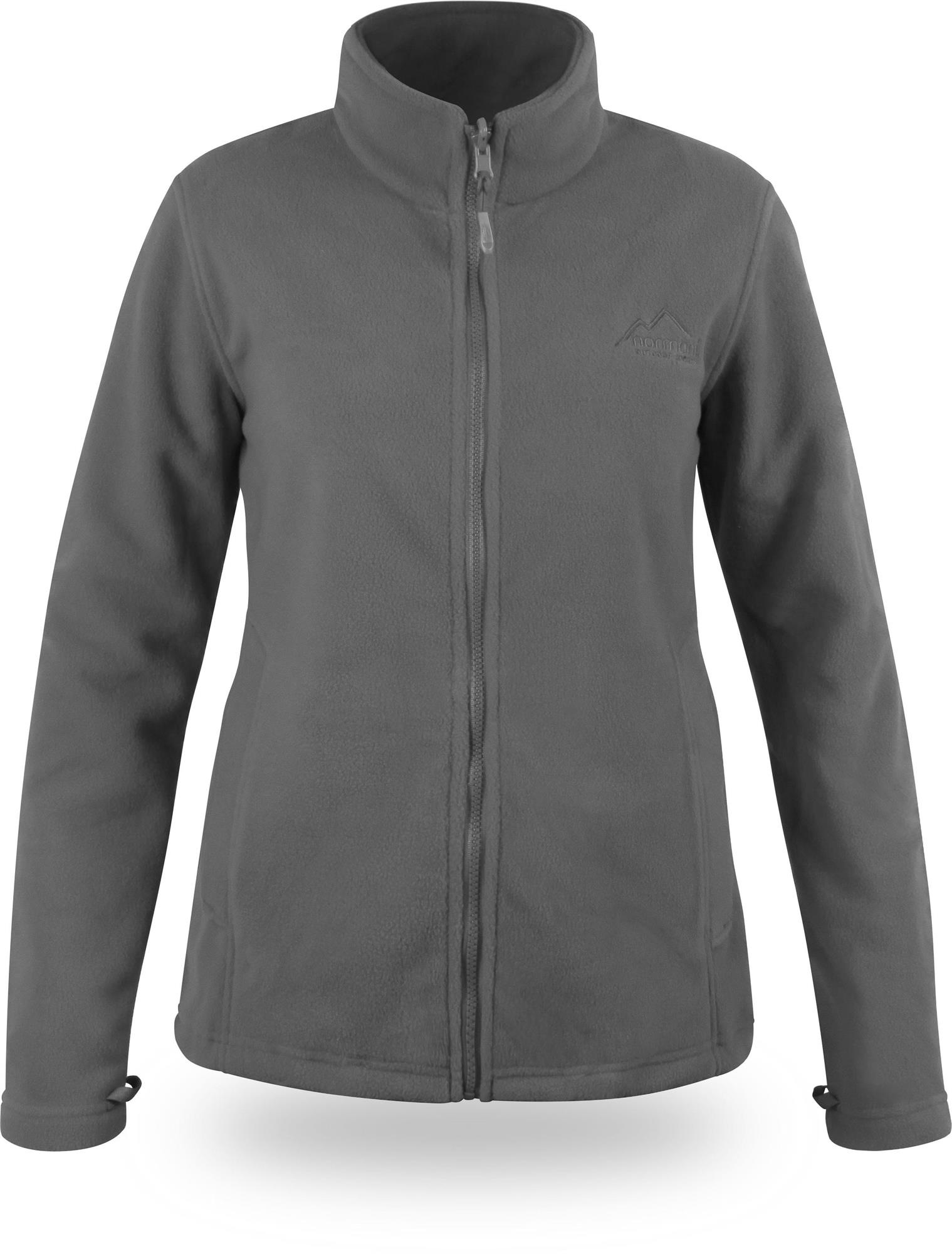 Damen Fleecejacke mit Seitentaschen Übergangsjacke mit Kragen EXTRA