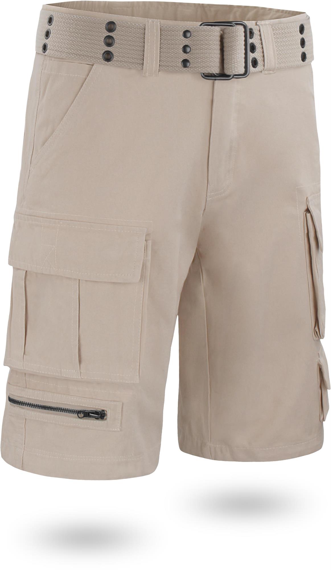 Herren Vinatge Shorts mit Gürtel SommerBermuda Kurze Hose BioBaumwolle S5XL eBay