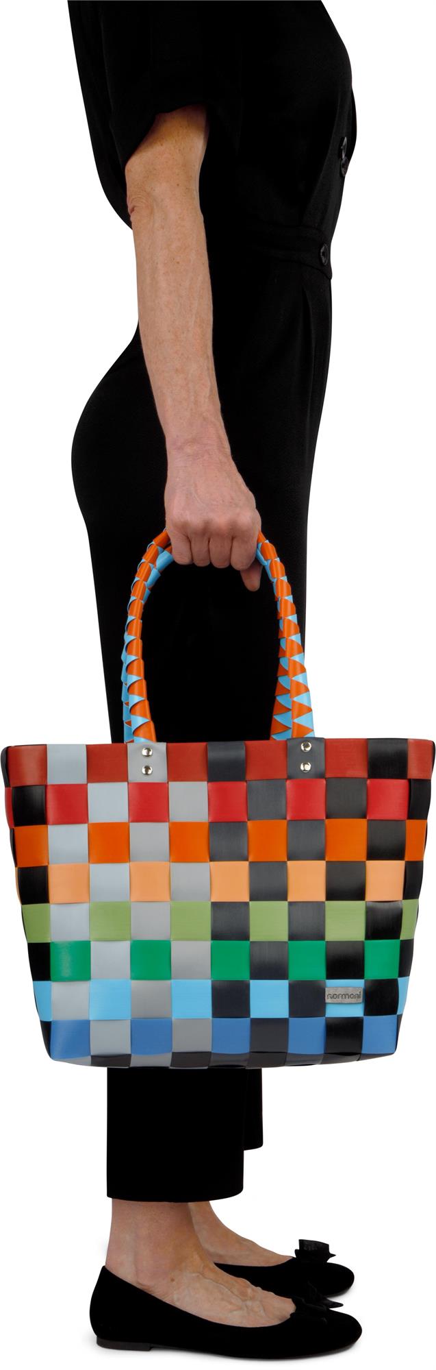 normani® Flechtkorb Tasche Einkaufskorb Strandtasche DamenTragetasche eBay