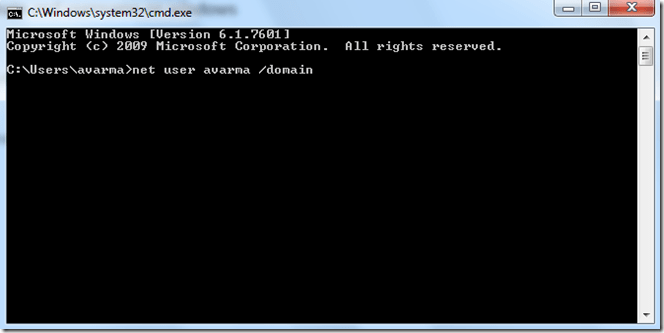 Finding out your full domain and username on windows Anuj Varma