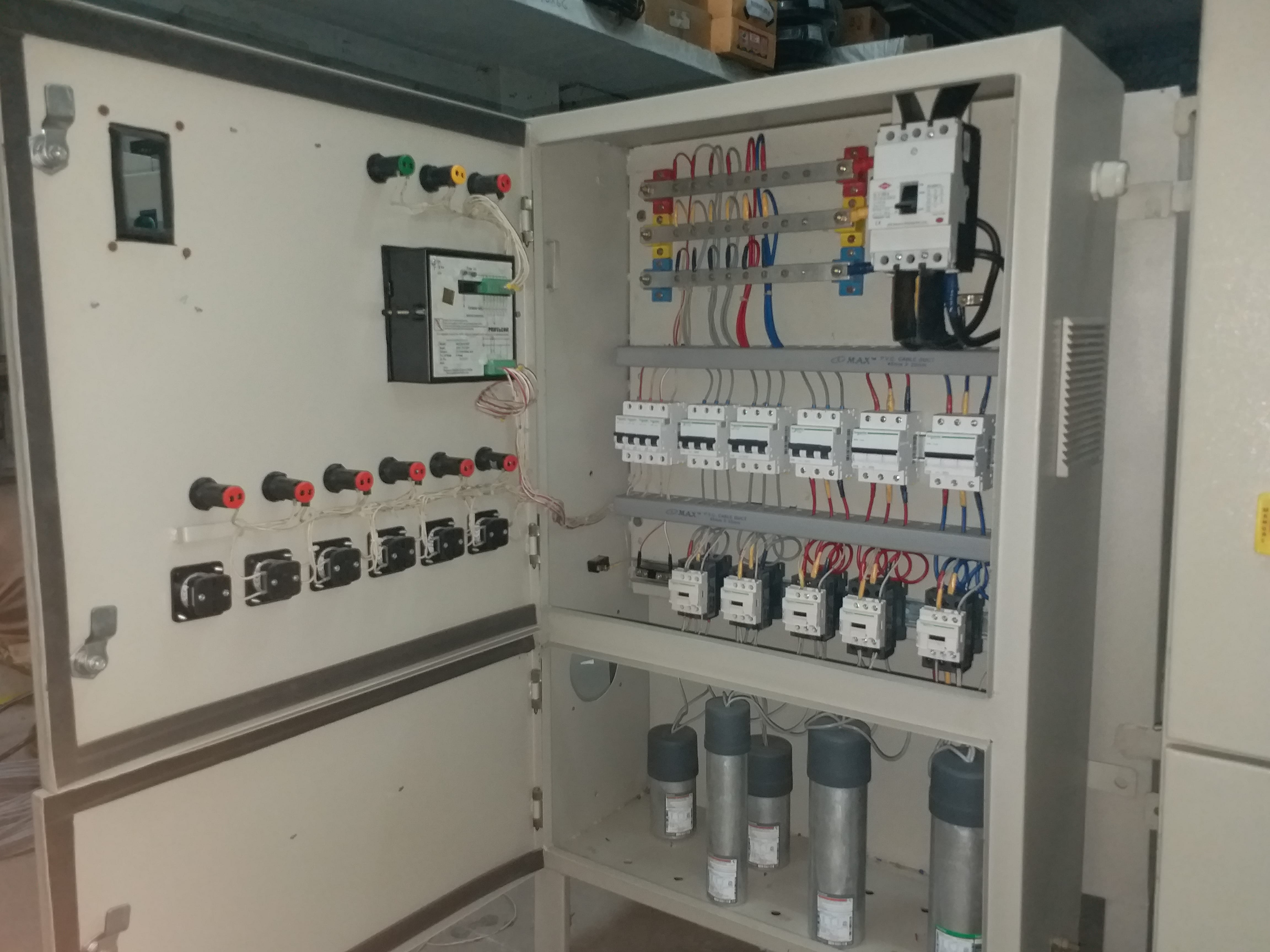 Inside Power Factor Control Panel Anupam Electrical Controls