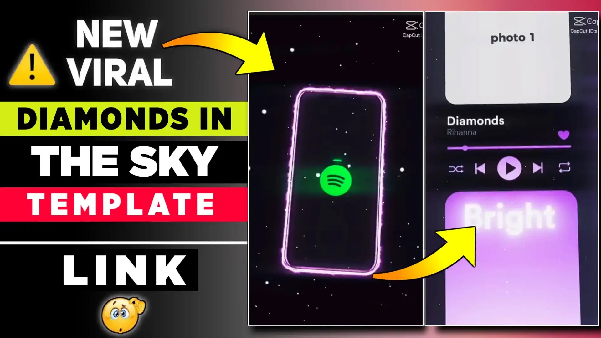 Diamonds in the Sky CapCut Template 2024 (Capcut Template New Tend