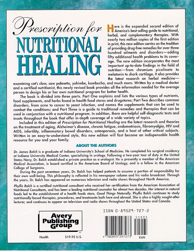 Prescription for Nutritional Healing AnurexAnurex