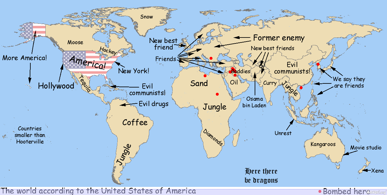 New York In World Map New Map Of World