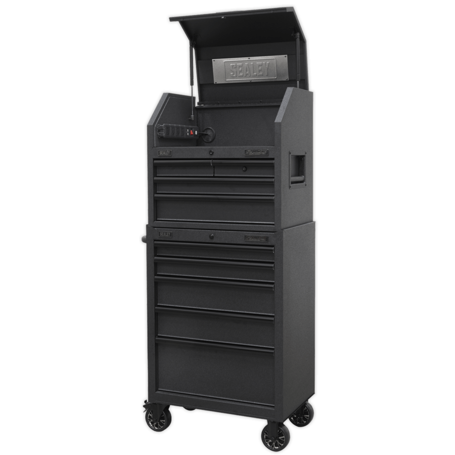 9 Drawer Tool Chest Combination with Power Bar Anvil Tool