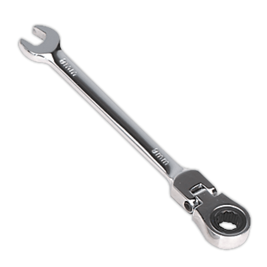 FlexiHead Ratchet Combination Spanner 8mm Anvil Tool