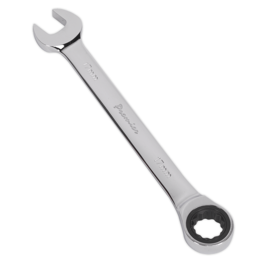Ratchet Combination Spanner 17mm Anvil Tool