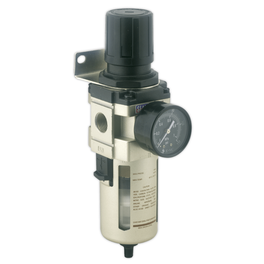 Air Filter/Regulator Auto Drain Max Airflow 140cfm Anvil Tool