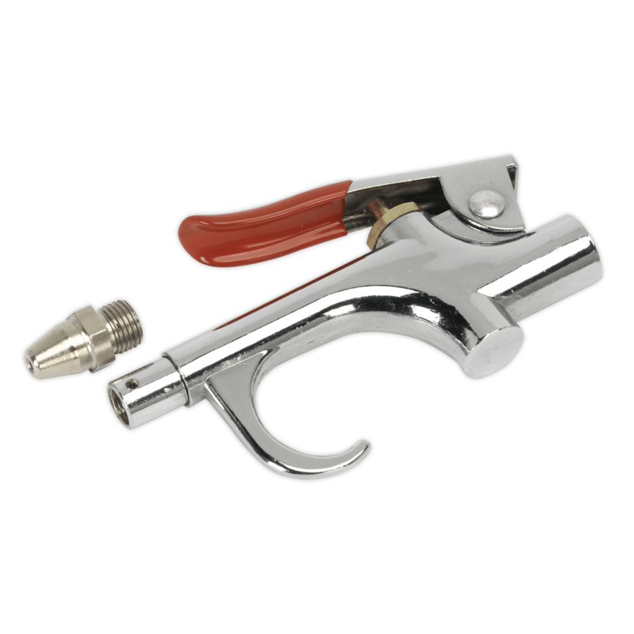 Air Blow Gun Palm Type with 1/4"BSP Air Inlet and Safety Nozzle Anvil