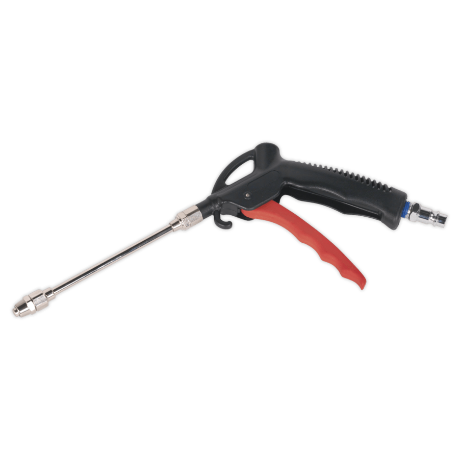 Air Blow Gun 100mm with Quick Release Connector & Safety Nozzle Anvil