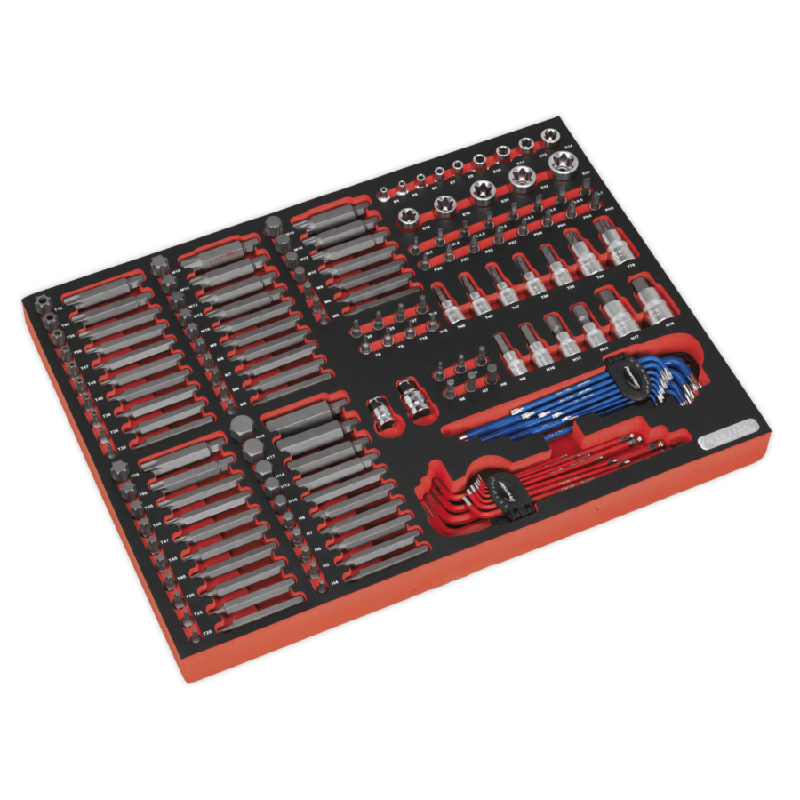 Tool Tray with Specialised Bits & Sockets 177pc Anvil Tool