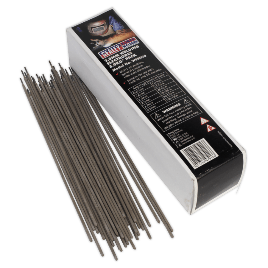 Welding Electrodes Ø2 x 300mm 5kg Pack Anvil Tool