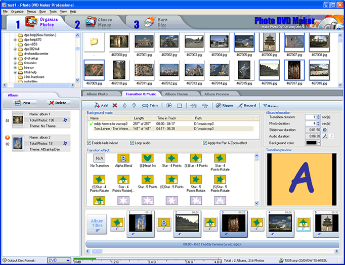 Photo DVD Maker Professional Make amazing photo slide show and burn