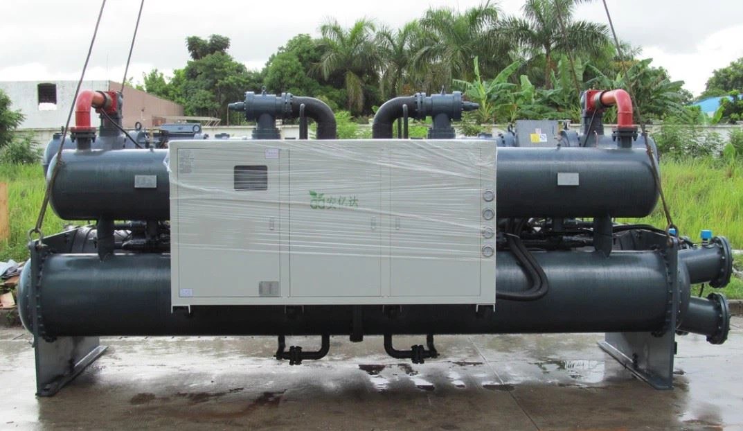 500 Ton Falling Film Evaporator Water Cooled Industrial Chiller