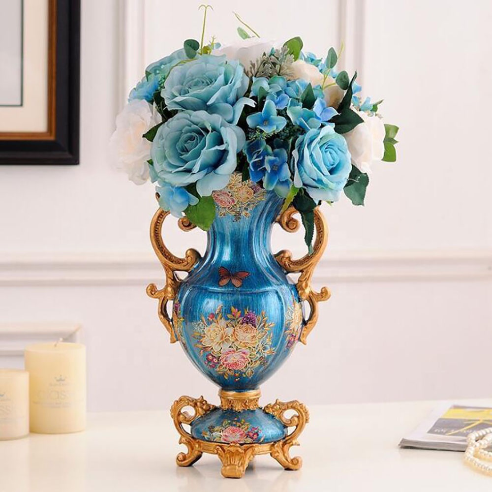 Wholesale Large Size Home decor European Style Retro Luxury resin
