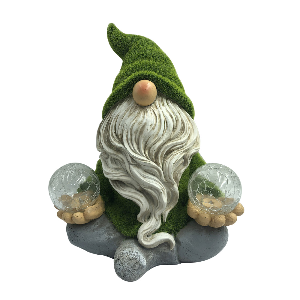 New arrive Garden magnesia artificial moss finished polyresin Gnomes