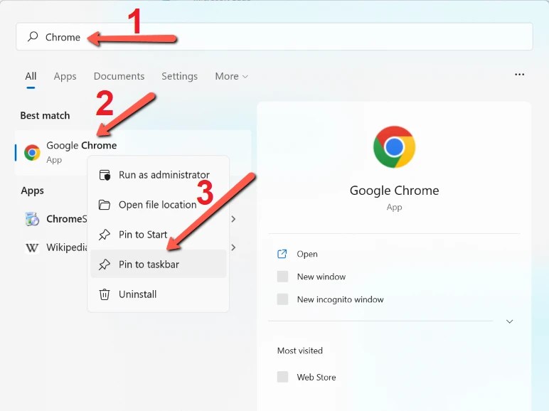 2 Quick Ways to Pin Chrome to Taskbar on Windows 11