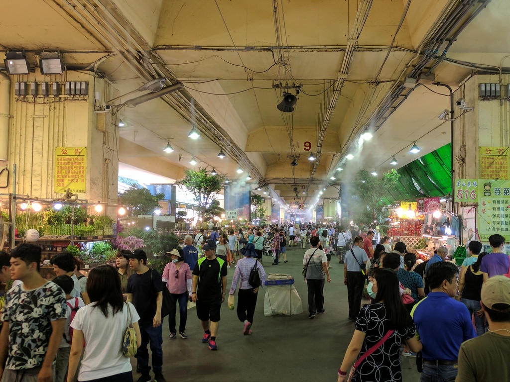 Flower Market. Taipei, Taiwan ANY Texture Textile Art by Zwia Lipkin