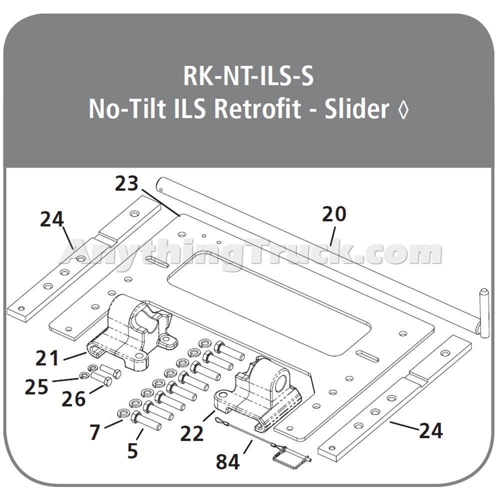SAF Holland RKNTILSS NoTilt ILS Slider Retrofit Kit AnythingTruck