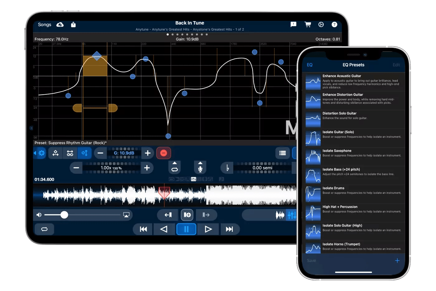Anytune The Ultimate Music Player App for Musicians