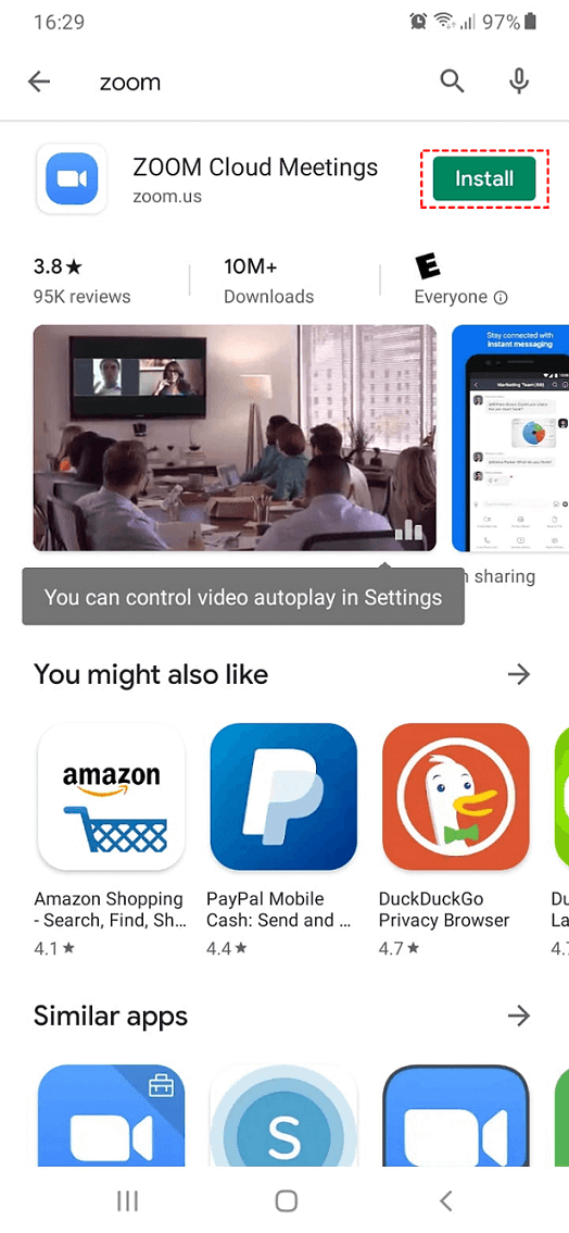 Stepwise Tutorial How to Android Screen Share Zoom