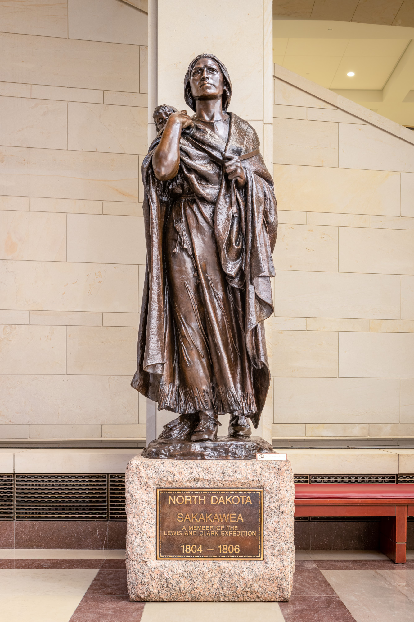 Sakakawea Statue, U.S. Capitol for North Dakota AOC
