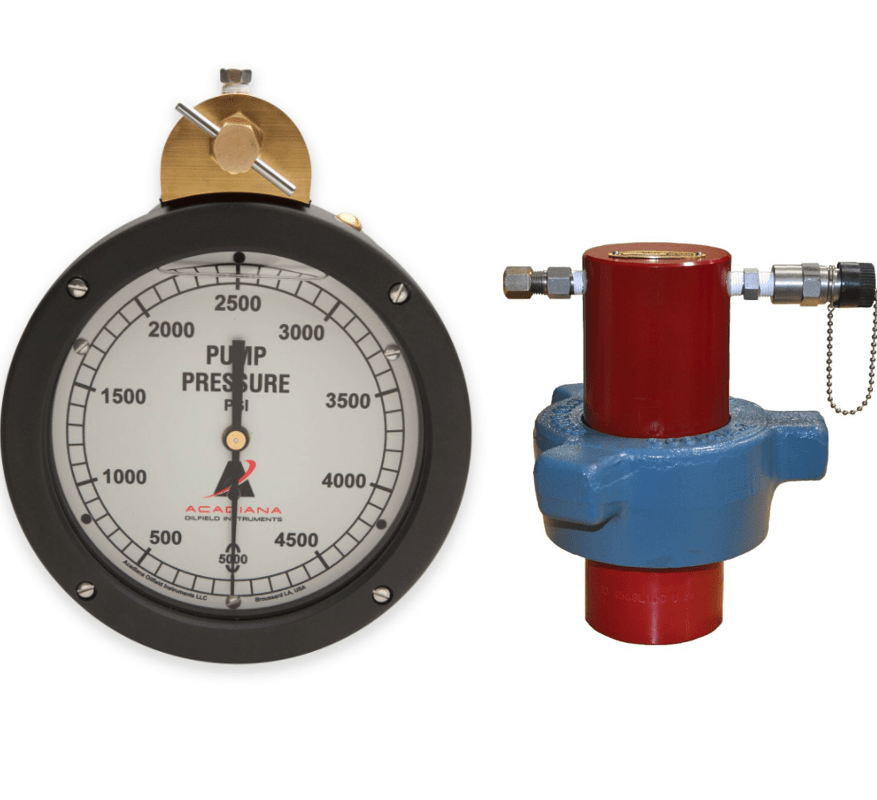Single Pointer Pressure Gauge Acadiana Oilfield Instruments