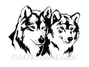 Wolf Patterns; Woodburning, Painting, Crafts