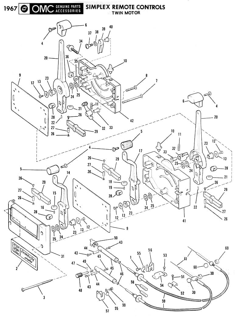 Topic: Twin johnson control box parts diagram – Antique Outboard Motor