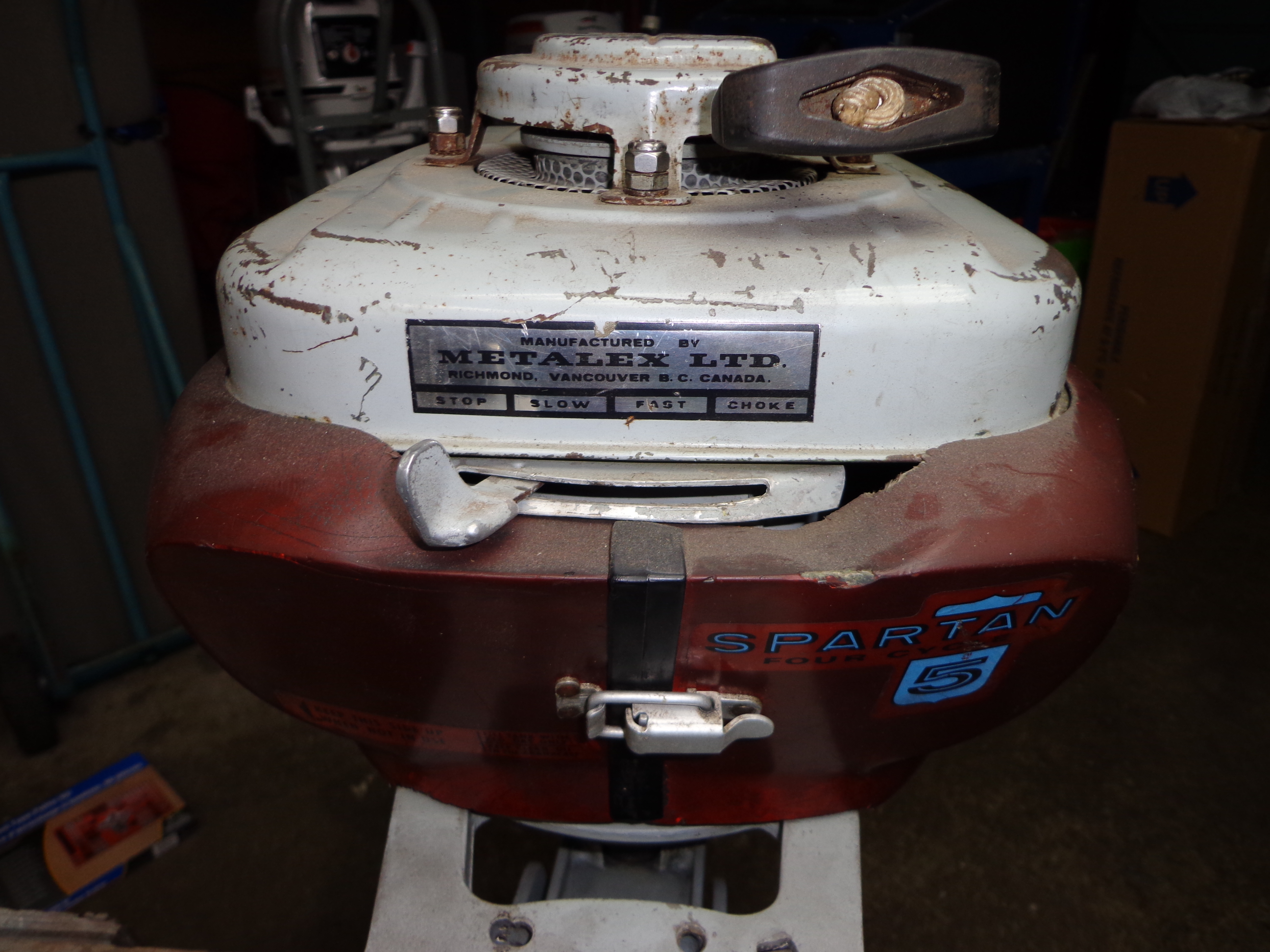 Topic Maxwell Tecumseh Canadian aka Spartan 5 Antique Outboard Motor