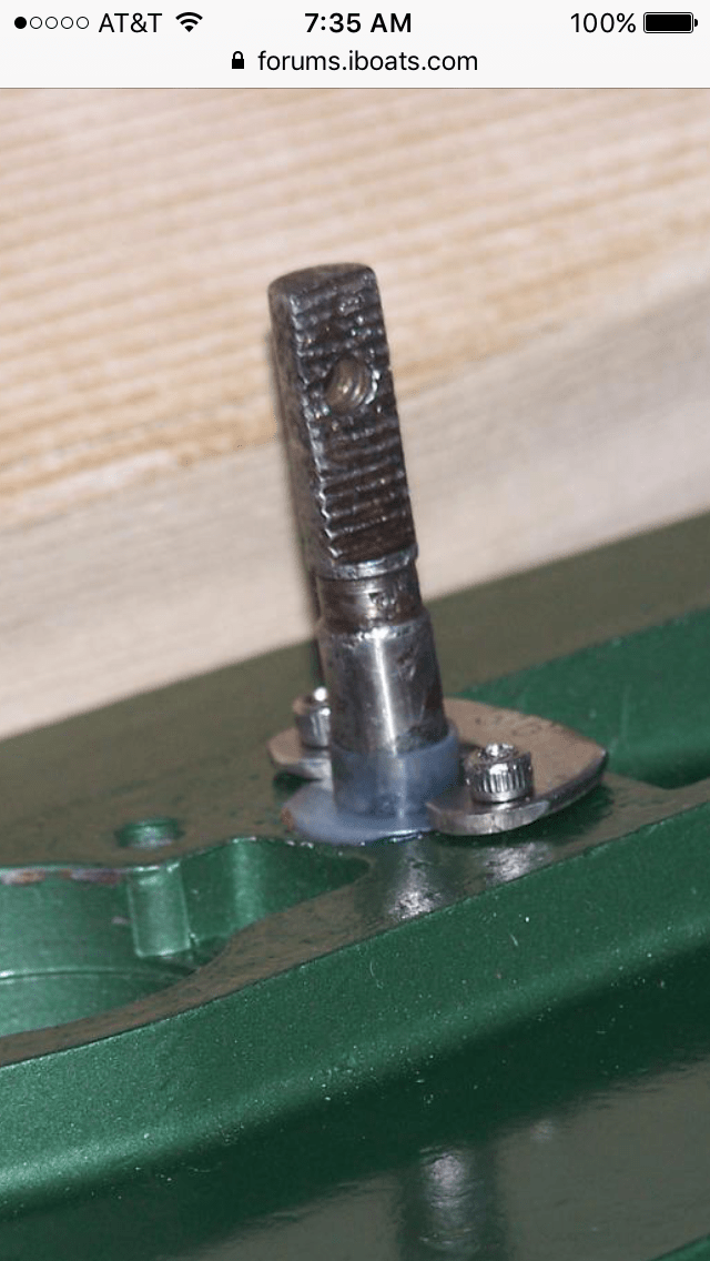 Shift rod seal removal Antique Outboard Motor Club,Inc