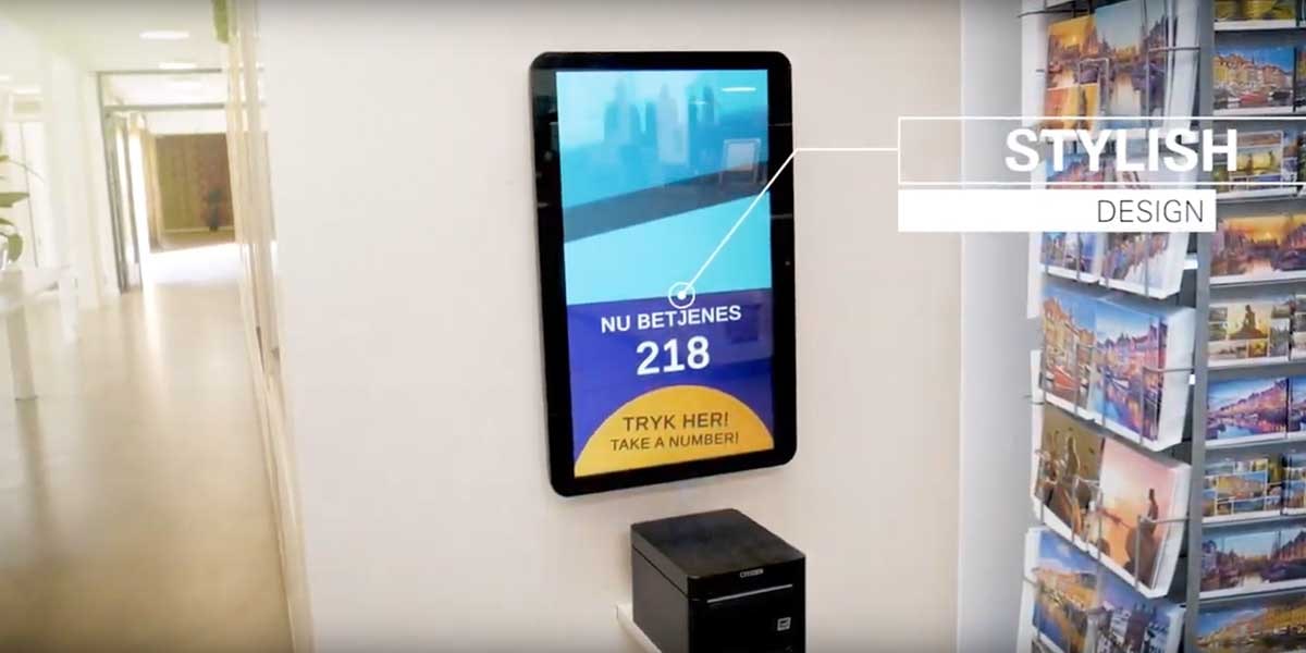Case Study Visual Display Digital Signage Hotel Queueing System AOPEN