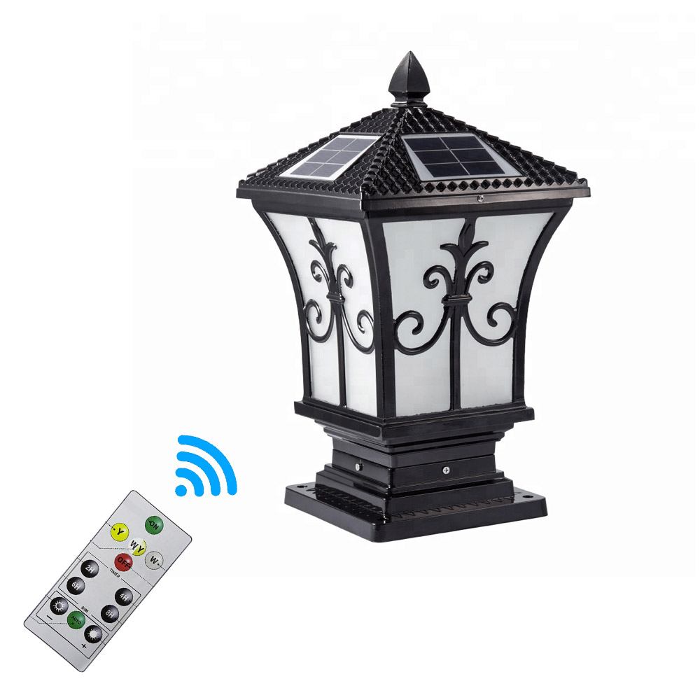 Solar pillar lights for sale Price 69.99 GBP Shop on AOVO store