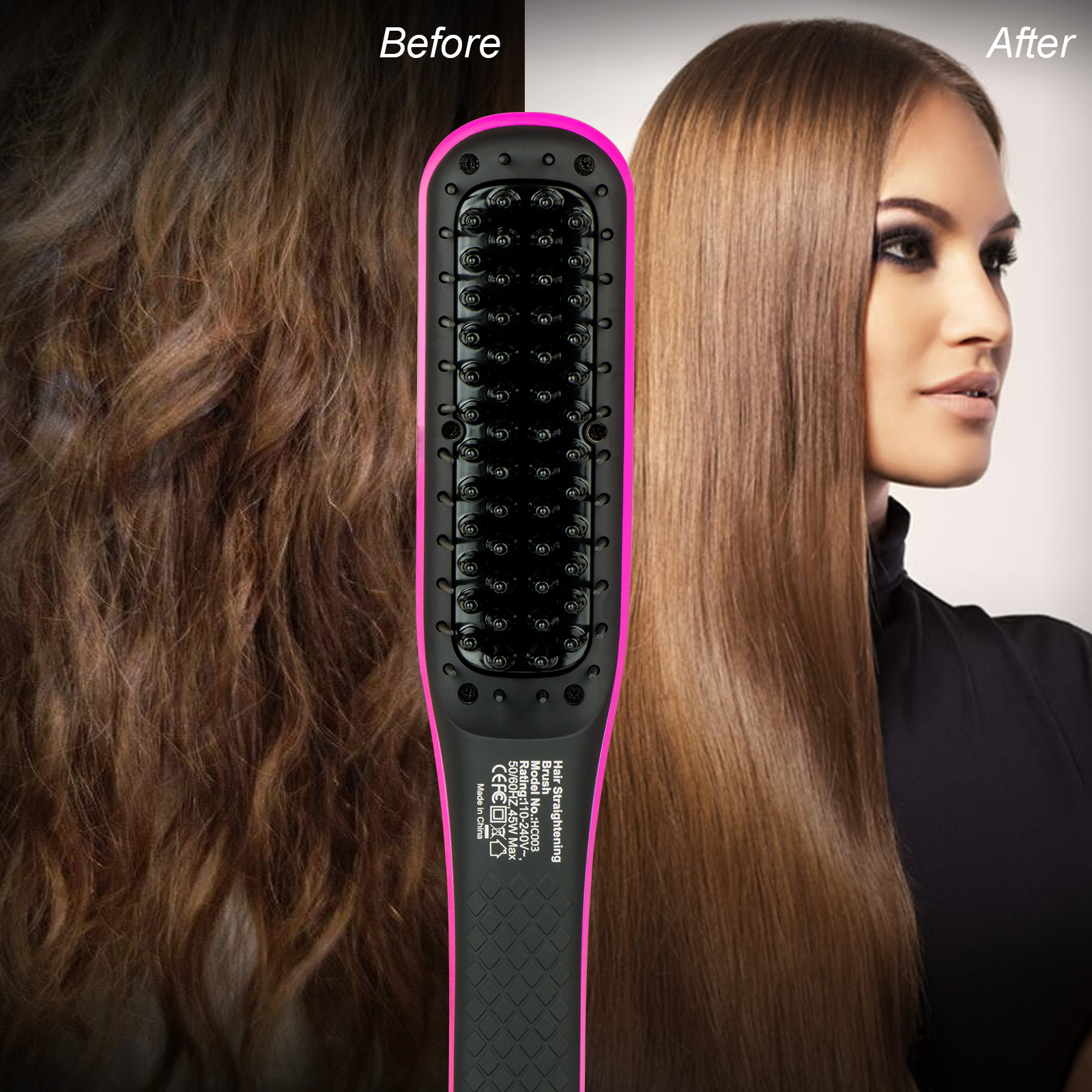 Apalus Ceramic Hair Straightening Brush