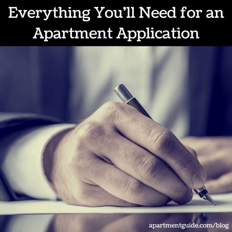 Apartment Application What You'll Need ApartmentGuide