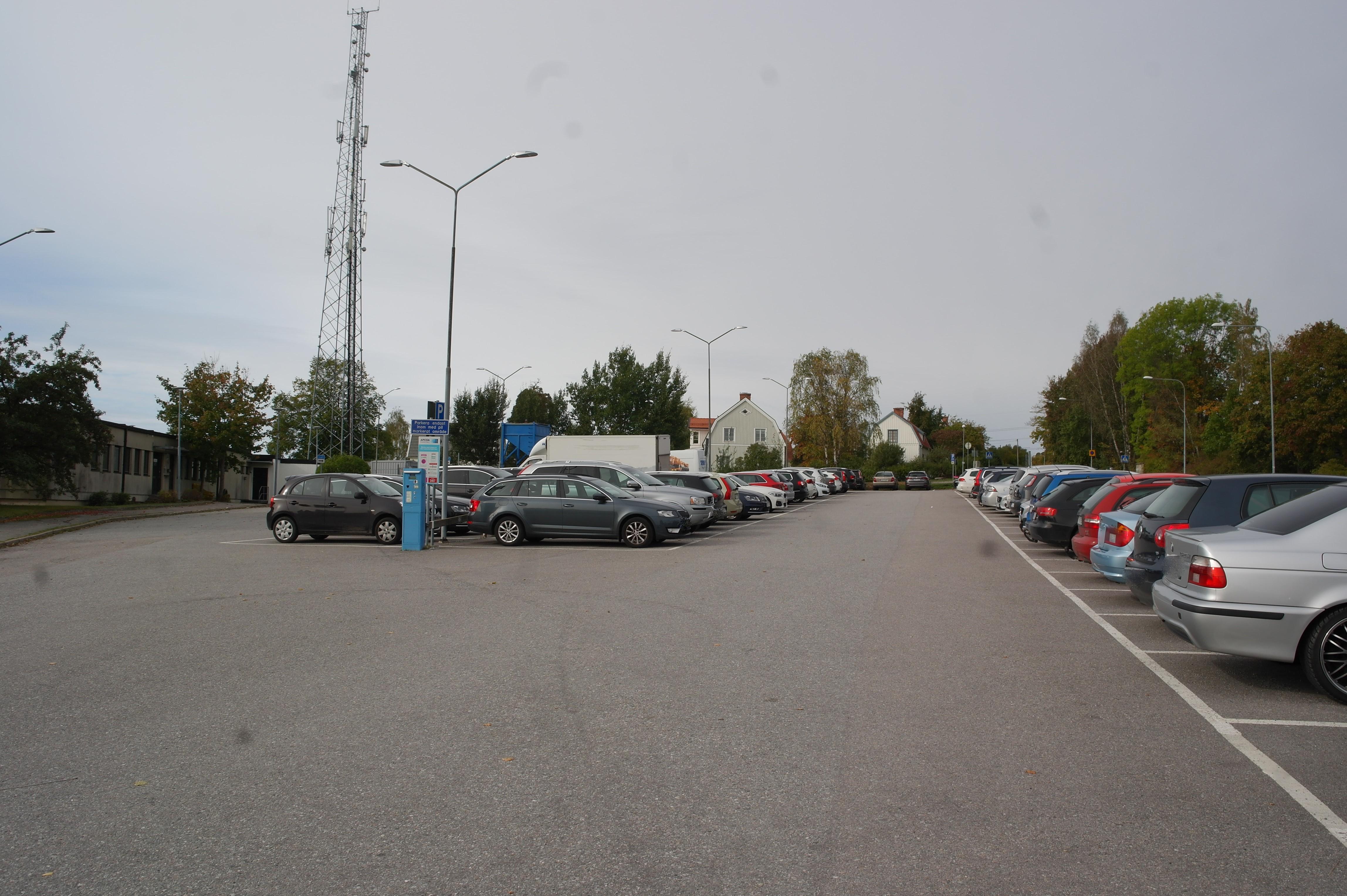 Parkering i Heltågsverkstaden APCOA Parking
