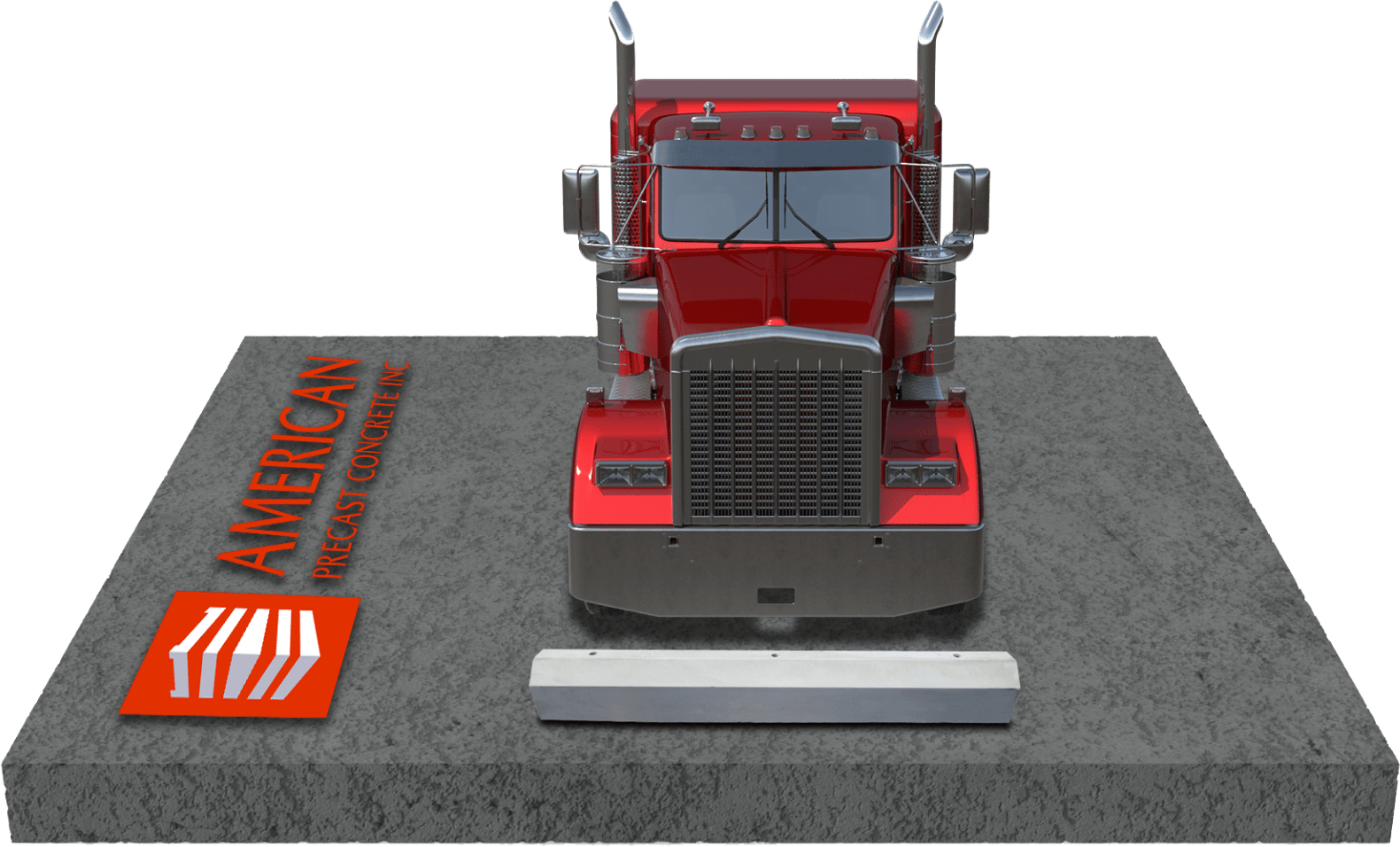 Concrete Truck Wheel Stops and Parking Bumpers APC Wheel Stops