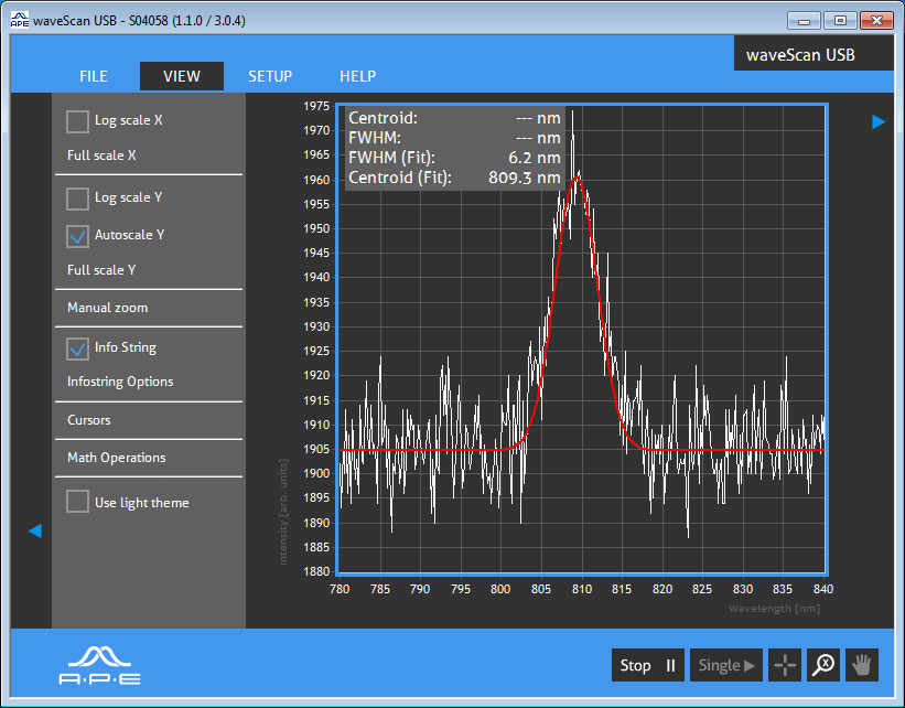 Spectrometer for MidIR, NIR, IR, VIS and UV APE