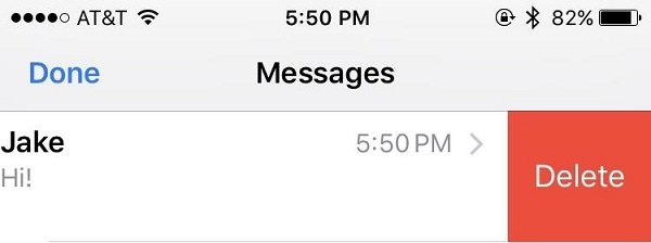 iPhoneでSMSメッセージと会話を完全に削除する方法