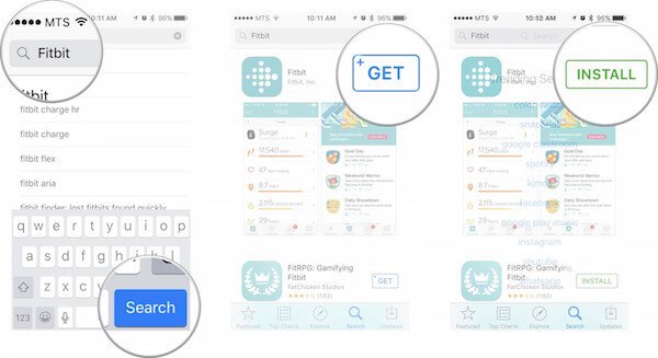 iPhoneでFitbitを設定し同期する方法