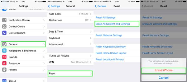 脱獄iPhoneをリセットする方法