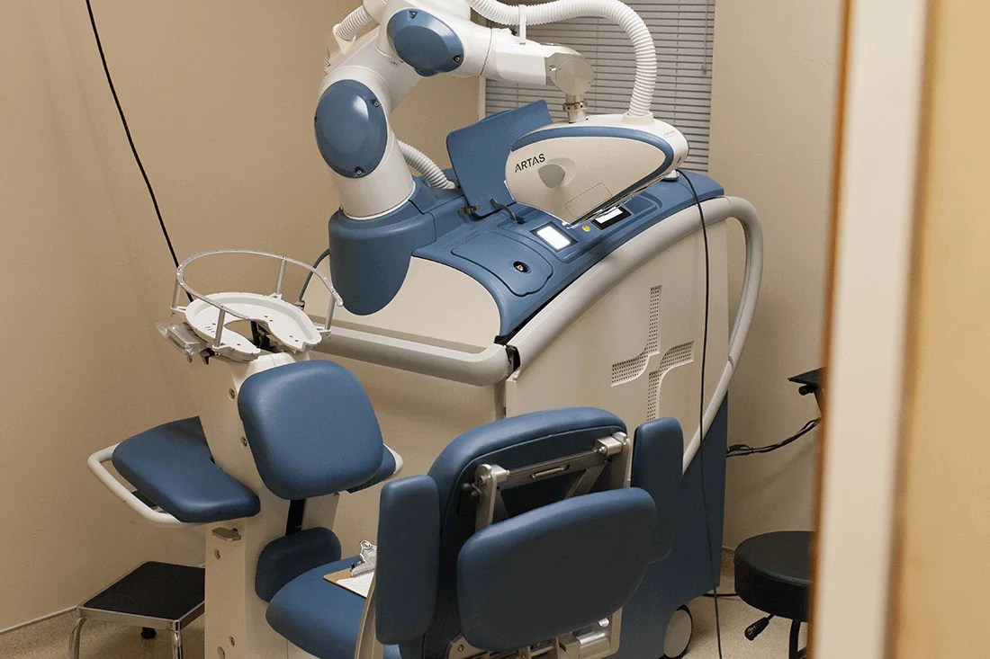 ARTAS Robotic Hair Transplant System Ape to Gentleman