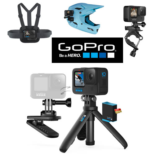 HERO10 Black 5K + Accessories Bundle + Choice Of Mounts Apex 66