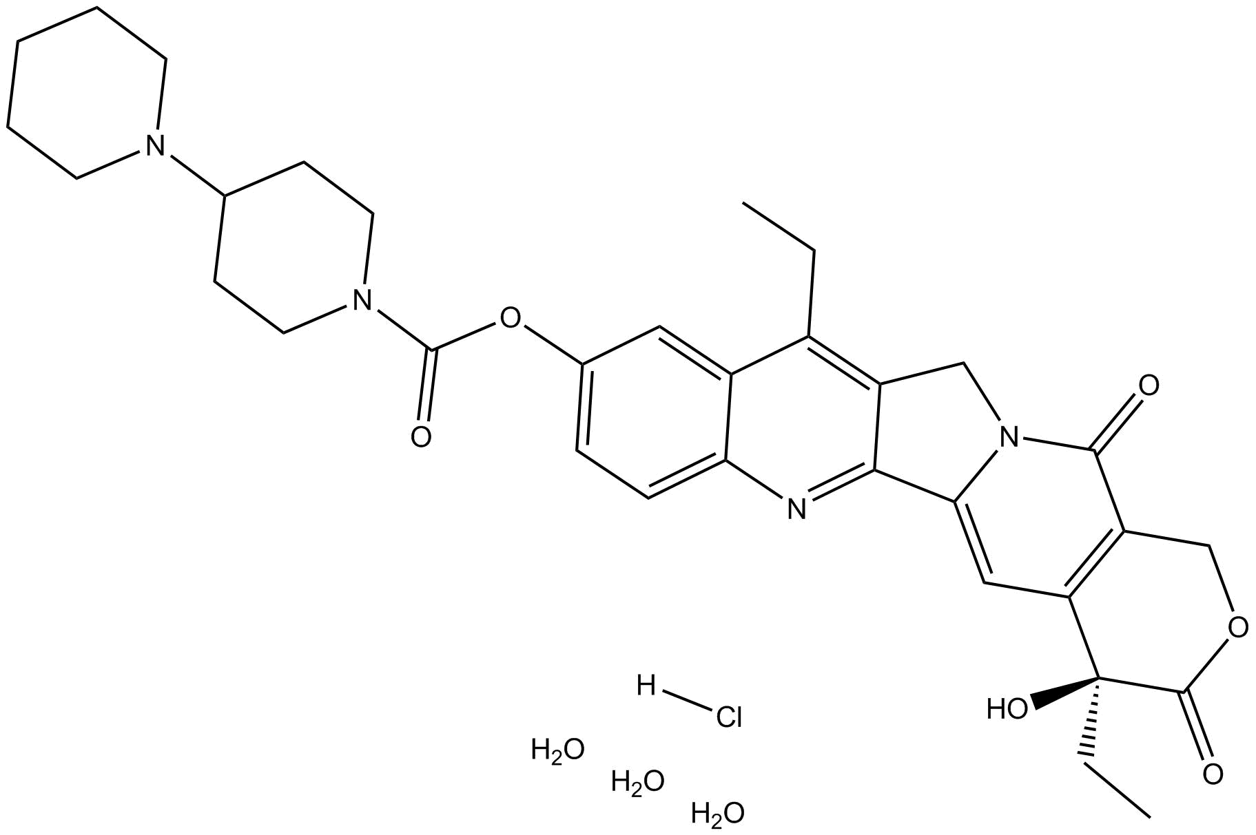 Irinotecan HCl TrihydrateTOPO 1 inhibitorCAS 136572093