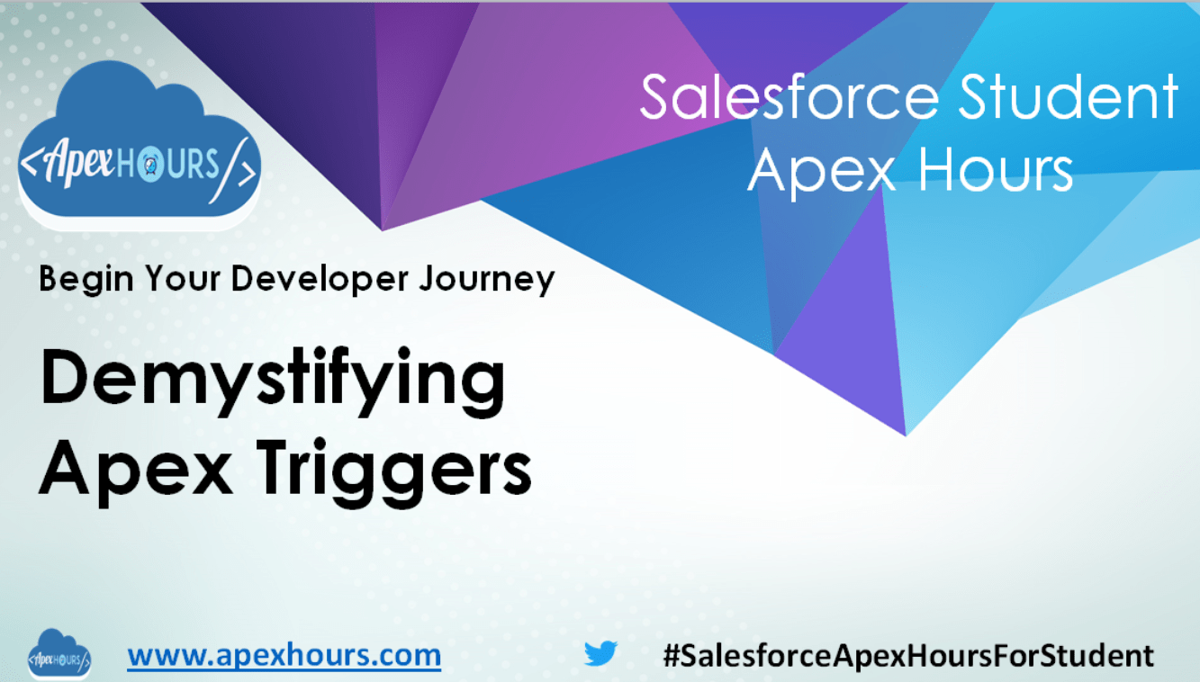 Apex Triggers in Salesforce Apex Hours