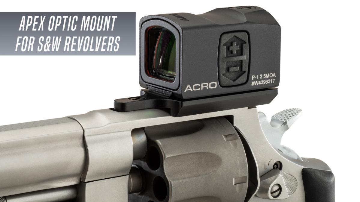 Apex Offers Optic Mounting Plate for Smith & Wesson Revolvers Apex