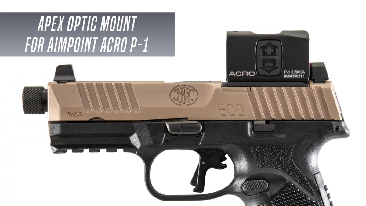 Apex Offers Optic Mounting Plate for FN 509 Apex Tactical Specialties